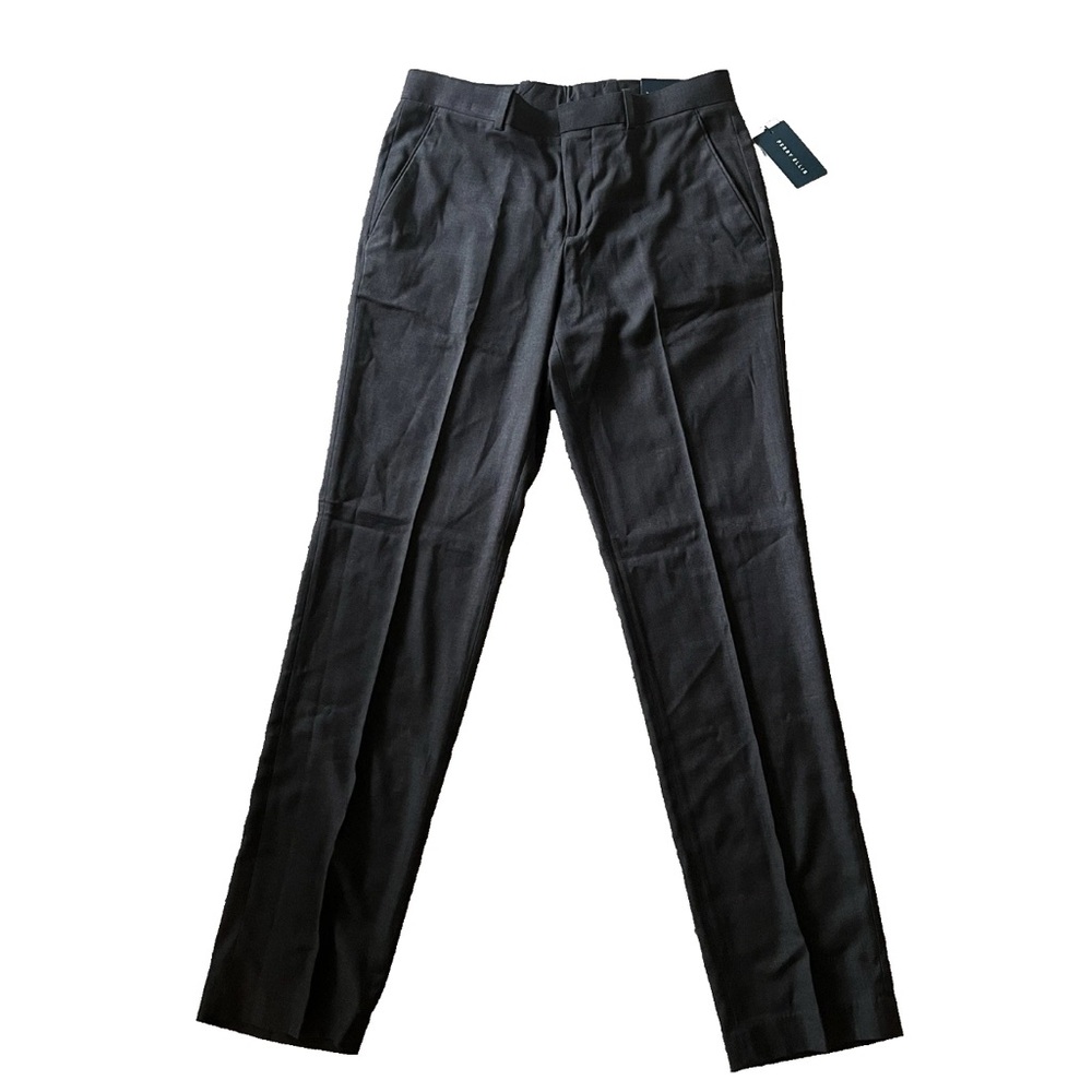 Perry Ellis Men's Charcoal Heather Dressy Essentials Pants 29 x 32 Stretch NWT